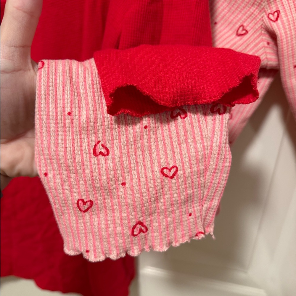 Cozy Red and Pink Pajama Set - Picture 8 of 8